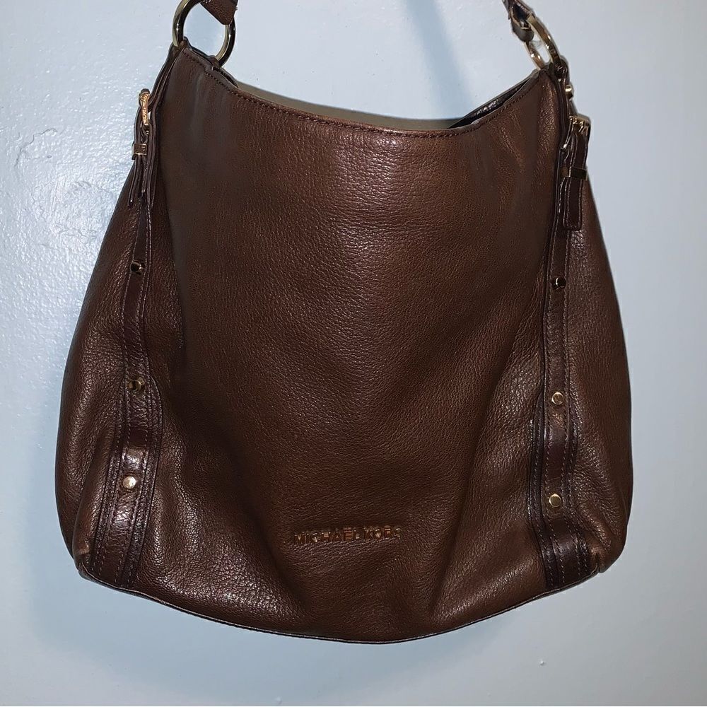 Michael Kors Brown Leather Purse - Picture 3 of 8